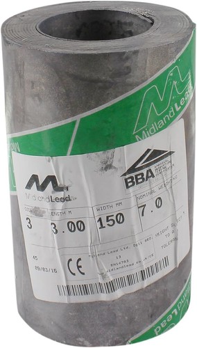 Roof lead flashing roll code - lead,