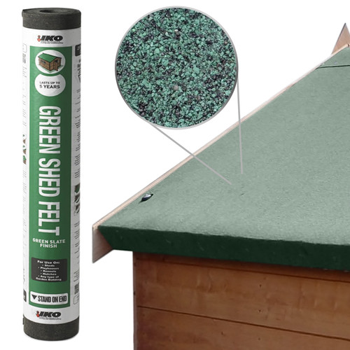 Iko shed felt green - shed, 1m