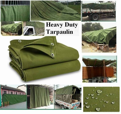 Green canvas heavyduty - canvas,
