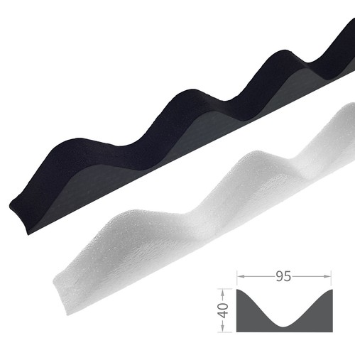Corrugated sheet foam - sheet, filler