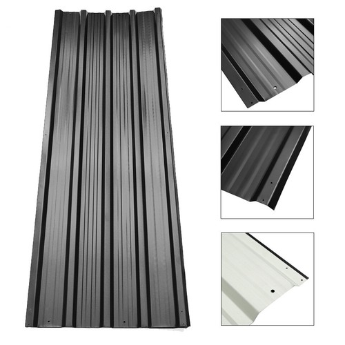 Black galvanized steel - black, sheet
