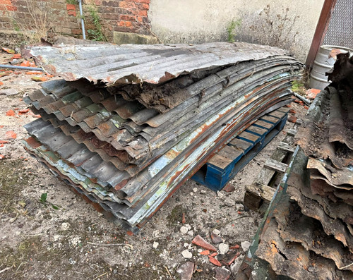 Used corrugated metal roofing - used,