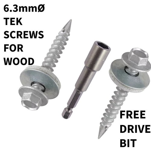 Timber tek roofing screws - timber,
