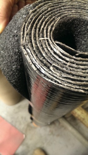 Black mineral felt - felt, torch