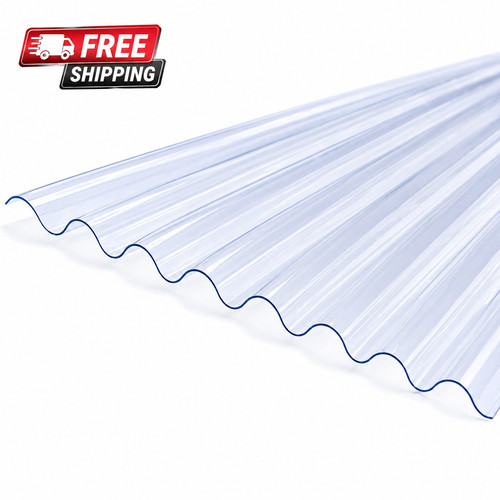 Clear pvc corrugated roofing - corrugated,
