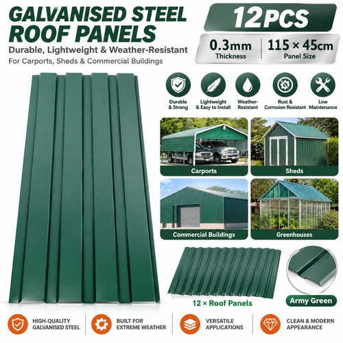 12x carport metal - 12x, sheets