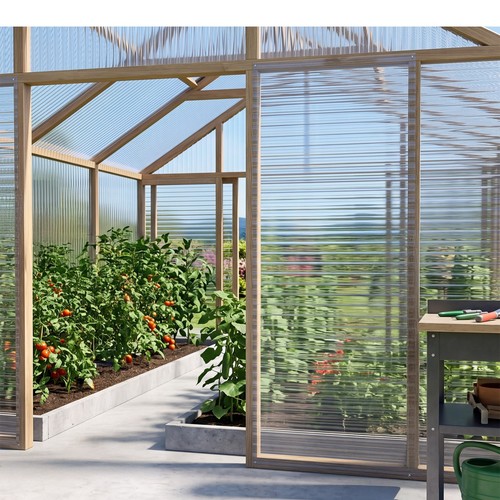 5x1m polycarbonate roofing - polycarbonate,